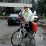 Włoszczowa. Uczniowie wzięli udział w charytatywnej akcji „Maturzyści pomagają kilometrami” / Ewa Pociejowska - Gawęda / Radio Kielce