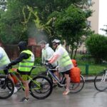 Włoszczowa. Uczniowie wzięli udział w charytatywnej akcji „Maturzyści pomagają kilometrami” / Ewa Pociejowska - Gawęda / Radio Kielce