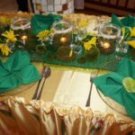 Sandomierz. Wystawa przedstawiająca aranżacje stołów / Grażyna Szlęzak - Wójcik / Radio Kielce