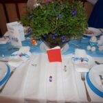 Sandomierz. Wystawa przedstawiająca aranżacje stołów / Grażyna Szlęzak - Wójcik / Radio Kielce