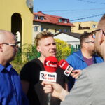 18.04.2018 Kielce. Program Interwencja Radia Kielce. Mieszkańcy ulicy Naruszewicza w Kielcach chcą, by zamontowano tam próg zwalniający / Piotr Michalski / Radio Kielce