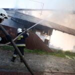 Chmielnik. Pożar masarni Janpol / Jarosław Kubalski / Radio Kielce