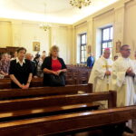 01.05.2018 Kielce. Spotkanie rodzin misjonarzy z biskupem Janem Piotrowskim / Marlena Płaska / Radio Kielce