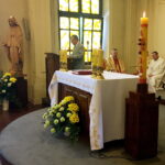 01.05.2018 Kielce. Spotkanie rodzin misjonarzy z biskupem Janem Piotrowskim / Marlena Płaska / Radio Kielce