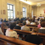 01.05.2018 Kielce. Spotkanie rodzin misjonarzy z biskupem Janem Piotrowskim / Marlena Płaska / Radio Kielce