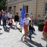 Pierwszomajowy pochód ulicami Kielc zorganizowany przez SLD / Jarosław Kubalski / Radio Kielce