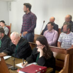 Sąd Rejonowy w Kielcach. Proces dotyczący śmiertelnego wypadku na budowie bloku przy ulicy Jeleniowskiej w Kielcach / Monika Miller / Radio Kielce