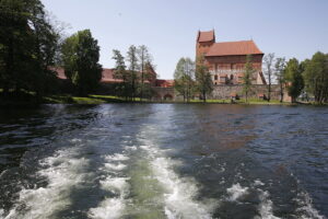 10.05.2018 Troki ( Litwa). Widok na zamek / Jarosław Kubalski / Radio Kielce