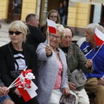 02.05.2018 Kielce. Dzień Flagi. Uroczystości na Rynku / Jarosław Kubalski / Radio Kielce