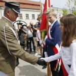 02.05.2018 Kielce. Dzień Flagi. Uroczystości na Rynku. Nagrody dla pocztów sztandarowych / Jarosław Kubalski / Radio Kielce
