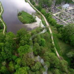 02.05.2018 Kielce. Zanieczyszczona rzeka Silnica przed zalewem / Jarosław Kubalski / Radio Kielce