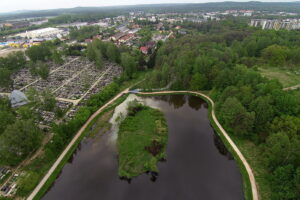 02.05.2018 Kielce. Zanieczyszczona rzeka Silnica przed zalewem / Jarosław Kubalski / Radio Kielce