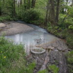 02.05.2018 Kielce. Zanieczyszczona rzeka Silnica przed zalewem / Jarosław Kubalski / Radio Kielce