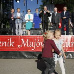 05.05.2018 Włoszczowa. Marszałek Senatu Stanisław Karczewski spotkał się z mieszkańcami miasta / Jarosław Kubalski / Radio Kielce