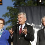 05.05.2018 Włoszczowa. Marszałek Senatu Stanisław Karczewski spotkał się z mieszkańcami miasta / Jarosław Kubalski / Radio Kielce