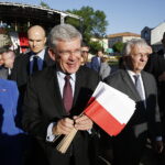 05.05.2018 Włoszczowa. Marszałek Senatu Stanisław Karczewski spotkał się z mieszkańcami miasta / Jarosław Kubalski / Radio Kielce