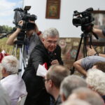 05.05.2018 Włoszczowa. Marszałek Senatu Stanisław Karczewski spotkał się z mieszkańcami miasta / Jarosław Kubalski / Radio Kielce