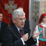 05.05.2018 Włoszczowa. Marszałek Senatu Stanisław Karczewski spotkał się z mieszkańcami miasta / Jarosław Kubalski / Radio Kielce