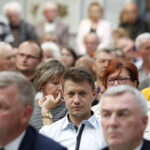 05.05.2018 Włoszczowa. Marszałek Senatu Stanisław Karczewski spotkał się z mieszkańcami miasta / Jarosław Kubalski / Radio Kielce