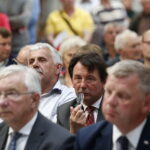 05.05.2018 Włoszczowa. Marszałek Senatu Stanisław Karczewski spotkał się z mieszkańcami miasta / Jarosław Kubalski / Radio Kielce