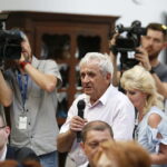 05.05.2018 Włoszczowa. Marszałek Senatu Stanisław Karczewski spotkał się z mieszkańcami miasta / Jarosław Kubalski / Radio Kielce