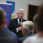 05.05.2018 Włoszczowa. Marszałek Senatu Stanisław Karczewski spotkał się z mieszkańcami miasta / Jarosław Kubalski / Radio Kielce