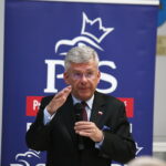 05.05.2018 Włoszczowa. Marszałek Senatu Stanisław Karczewski spotkał się z mieszkańcami miasta / Jarosław Kubalski / Radio Kielce