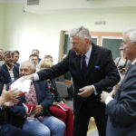 05.05.2018 Stadnicka Wola. Marszałek Senatu Stanisław Karczewski podczas spotkania z mieszkańcami / Jarosław Kubalski / Radio Kielce