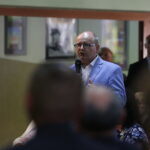 05.05.2018 Stadnicka Wola. Marszałek Senatu Stanisław Karczewski podczas spotkania z mieszkańcami / Jarosław Kubalski / Radio Kielce