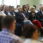 05.05.2018 Stadnicka Wola. Marszałek Senatu Stanisław Karczewski podczas spotkania z mieszkańcami / Jarosław Kubalski / Radio Kielce