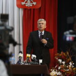 05.05.2018 Stadnicka Wola. Marszałek Senatu Stanisław Karczewski podczas spotkania z mieszkańcami / Jarosław Kubalski / Radio Kielce