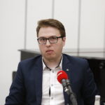 06.05.2018 Radio Kielce. Studio polityczne. Piotr Kopacz - Nowoczesna / Jarosław Kubalski / Radio Kielce