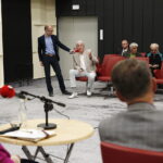 06.05.2018 Radio Kielce. Studio polityczne. / Jarosław Kubalski / Radio Kielce