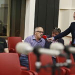 06.05.2018 Radio Kielce. Studio polityczne. / Jarosław Kubalski / Radio Kielce