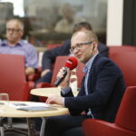 06.05.2018 Radio Kielce. Studio polityczne. / Jarosław Kubalski / Radio Kielce