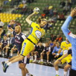 08.05.2018 Kielce. Mecz PGNiG Superligi  PGE Vive Kielce - Energa Kalisz. Dean Bombać / Jarosław Kubalski / Radio Kielce