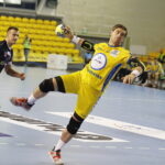 08.05.2018 Kielce. Mecz PGNiG Superligi  PGE Vive Kielce - Energa Kalisz. Julen Aginagalde / Jarosław Kubalski / Radio Kielce