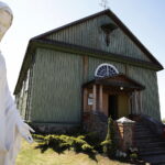 12.05.2018 Litwa. Wieś Powiewiórka. Kościół św. Kazimierza. Miejsce ochrzczenia Józefa Piłsudskiego / Jarosław Kubalski / Radio Kielce