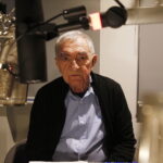 15.05.2018 Radio Kielce. Nagranie odcinków słuchowiska „Maszerują strzelcy, maszerują…”. Aktor Jerzy Trela / Jarosław Kubalski / Radio Kielce