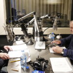 15.05.2018 Radio Kielce. Nagranie odcinków słuchowiska „Maszerują strzelcy, maszerują…”. Aktorzy Jerzy Trela i Jan Nowicki / Jarosław Kubalski / Radio Kielce