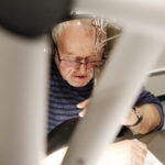 15.05.2018 Radio Kielce. Nagranie odcinków słuchowiska „Maszerują strzelcy, maszerują…” Aktor Jan Nowicki / Jarosław Kubalski / Radio Kielce