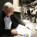 15.05.2018 Radio Kielce. Nagranie odcinków słuchowiska „Maszerują strzelcy, maszerują…” Aktor Jerzy Trela / Jarosław Kubalski / Radio Kielce