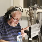 15.05.2018 Radio Kielce. Nagranie odcinków słuchowiska „Maszerują strzelcy, maszerują…” Aktor Jan Nowicki / Jarosław Kubalski / Radio Kielce