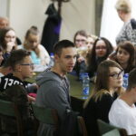 16.05.2018 Kielce. Dzień otwarty dla młodzieży w sądzie okręgowym. Inscenizacja rozprawy sądowej / Jarosław Kubalski / Radio Kielce