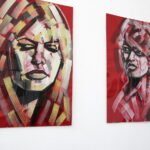 24.05.2018 Kielce. Wystawa malarstwa Piotr Kachny  „Red_Girl_Grounds” w Pałacyku Tomasza Zielińskiego / Jarosław Kubalski / Radio Kielce