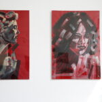 24.05.2018 Kielce. Wystawa malarstwa Piotr Kachny  „Red_Girl_Grounds” w Pałacyku Tomasza Zielińskiego / Jarosław Kubalski / Radio Kielce