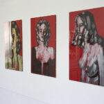 24.05.2018 Kielce. Wystawa malarstwa Piotr Kachny  „Red_Girl_Grounds” w Pałacyku Tomasza Zielińskiego / Jarosław Kubalski / Radio Kielce