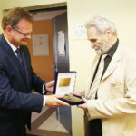 25.05.2018 Wólka Milanowska. Jan Józef Kasprzyk, szef Urzędu do Spraw Kombatantów i Osób Represjonowanych spotkał się z historykami i działaczami opozycji antykomunistycznej. Z prawej Bohdan Urbankowski / Jarosław Kubalski / Radio Kielce