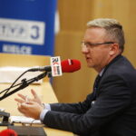 28.05.2018 Kielce. UJK. Sekretarz Stanu Szefa Gabinetu Prezydenta RP prof. UJ dr hab. Krzysztof Szczerski podczas konferencji „Racja stanu Polski w Europie” / Jarosław Kubalski / Radio Kielce