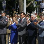 Centralne obchody Dnia Weterana w Kielcach. Uroczystości na placu Wolności. Minister obrony narodowej Mariusz Błaszczak / Jarosław Kubalski / Radio Kielce
